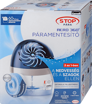 Stop Pára Aero 360 páramentesítő készülék + utántöltő Ceresit