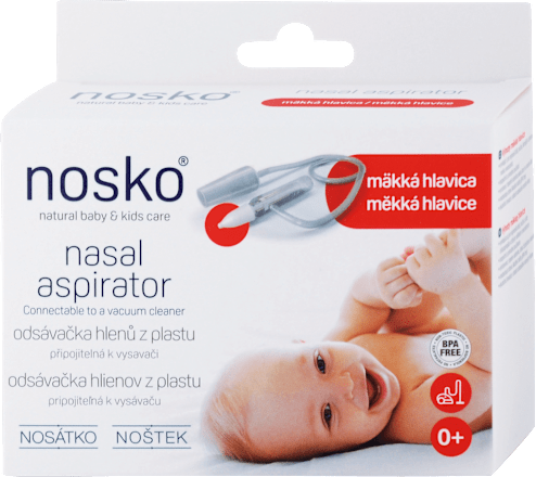 Odsávačka hlienov s mäkkou hlavicou nosko