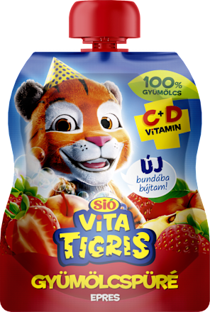 Gyümölcspüré, epres Sió