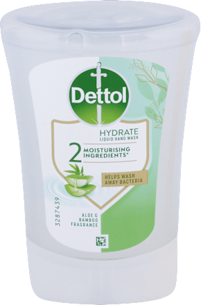 Tekuté mydlo Aloe vera a bambus, náplň do bezdotykového dávkovača Dettol