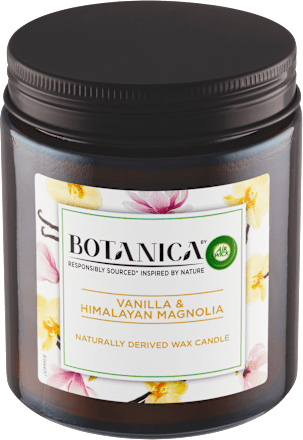 Vonná sviečka vanilka a himalájska magnólia BOTANICA BY AIR WICK