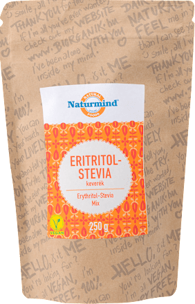 Eritritol steviával ötszörös erősségű édesítő NATURMIND