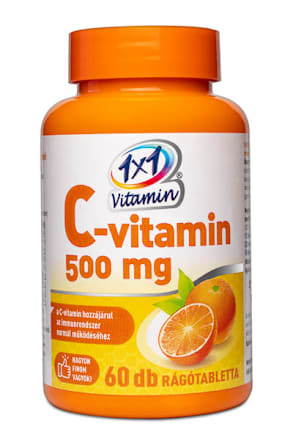 C-vitamin 500m rágótabletta 1X1 Vitamin