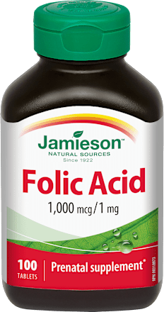 Tablety Folic Acid - kyselina listová Jamieson