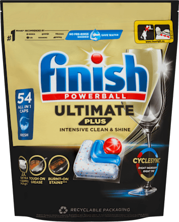 Kapsuly do umývačky riadu Ultimate Plus All In 1 Finish