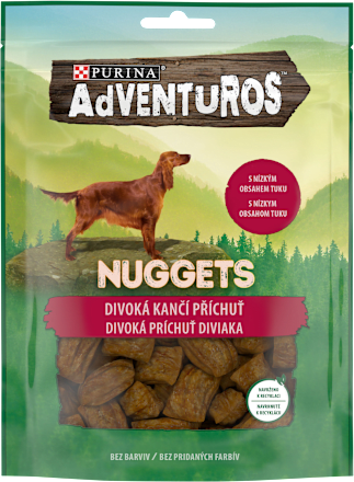 nugety s kančí příchutí PURINA AdVENTUROS