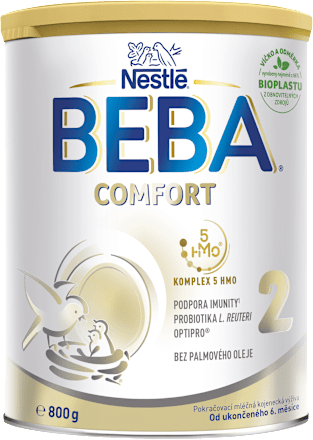 pokračovací mléčná kojenecká výživa 2 Comfort 5HMO 6m BEBA