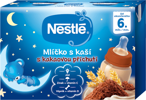 Mliečko s kašou s kakaovou príchuťou Nestlé