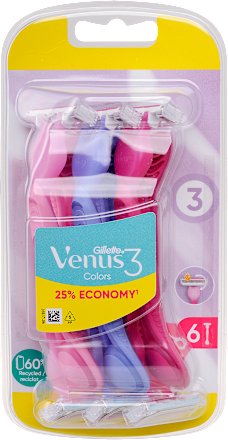 Plus 3 női eldobható borotva Gillette Venus