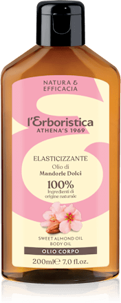 Olio corpo elasticizzante con olio di mandorle dolci L'ERBORISTICA
