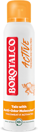 Dezodorant v spreji Active Mandarin Neroli Fresh Borotalco