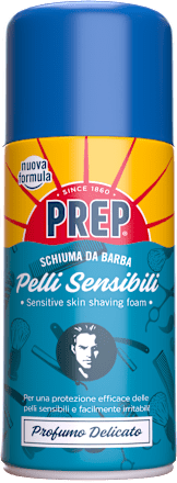 Schiuma da barba pelli sensibili PREP