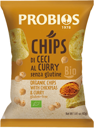 Chips di ceci al curry PROBIOS