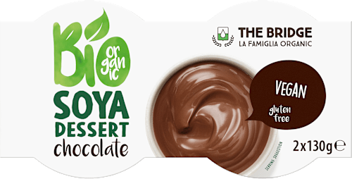 Dessert biologico di soia al cioccolato The Bridge