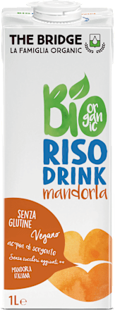 Bevanda biologica a base di riso con mandorla The Bridge