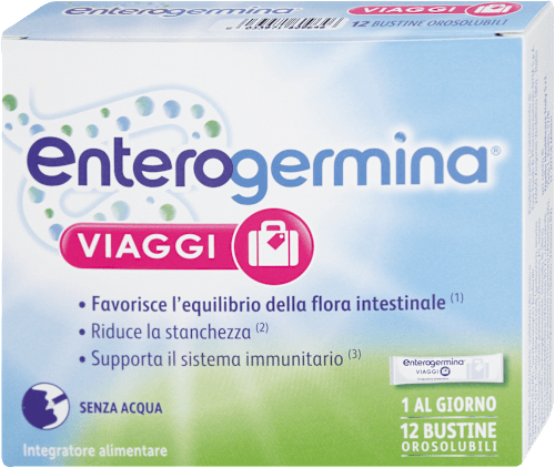 Enterogermina viaggi fermenti lattici Enterogermina