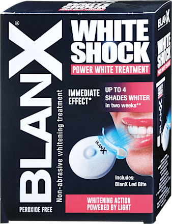 Tretma za beljenje zob White Shock + LED Bite Blanx