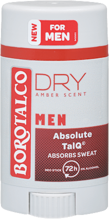 Pánsky tuhý dezodorant Dry Men Absolute TalQ Amber Borotalco