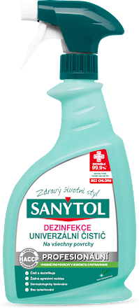 Dezinfekčný čistiaci prostriedok Professional Univerzálny s vôňou eukalyptu SANYTOL
