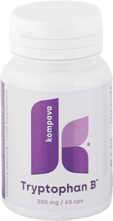 Kapsuly Tryptofan B+ 500 mg Kompava