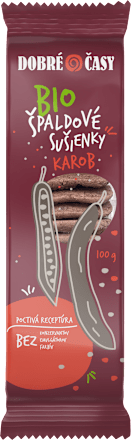 Bio Špaldové sušienky karob Dobré časy