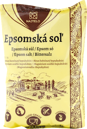 Epsomská soľ Najtelo