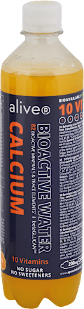 Pramenitá voda s betaglukánom a 10 vitamínmi Calcium pomaranč BIOACTIVE WATER