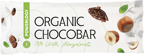 Horká čokoláda Organic Chocobar 70 % Powerlogy