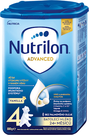 Mliečny nápoj pre malé deti Advanced 4 - vanilka Nutrilon