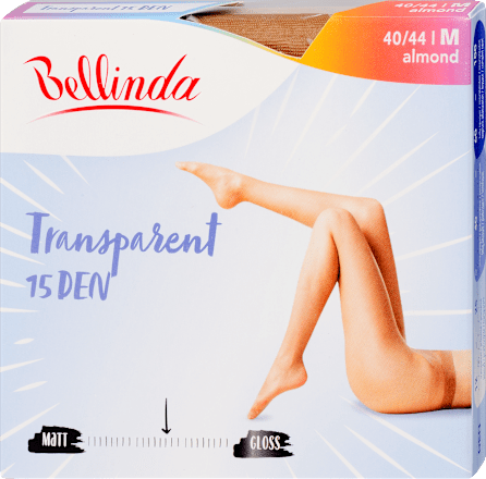 Harisnyanadrág Transparent 15 DEN; almond, M Bellinda