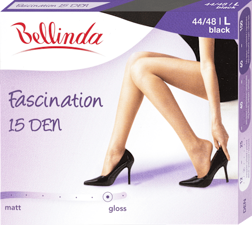 Harisnyanadrág Fascination 15 DEN; fekete, L Bellinda