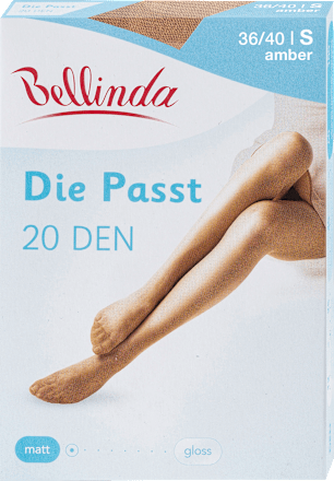 Harisnyanadrág Die Passt, 20 DEN; amber, S Bellinda