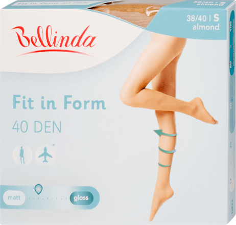 Harisnyanadrág Fit in Form 40 DEN, almond, S Bellinda