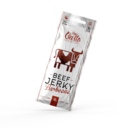 sušené maso hovězí s BBQ příchutí Fine Gusto
