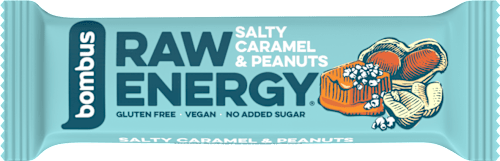 Raw Energy Salty Caramel & Peanuts bombus
