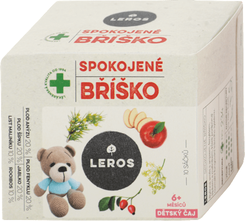 Detský čaj Spokojné bruško Leros