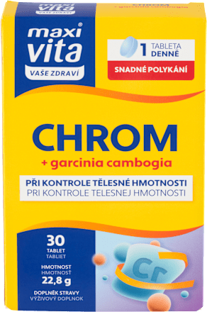 Vaše zdraví Chrom + garcinia cambogia maxi vita
