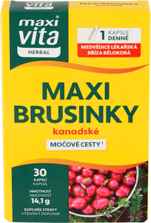 kapsle kanadské Maxi Brusinky maxi vita