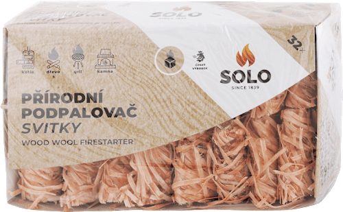Ekologický podpaľovač Zvitky SOLO