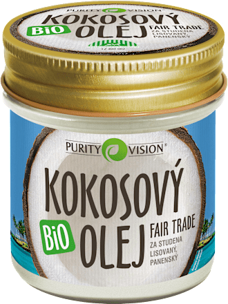 Fair Trade bio kokosový olej panenský Purity Vision