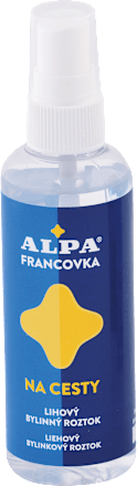 Liehový bylinkový roztok Francovka na cesty Alpa