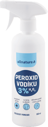 Peroxid vodíka 3% H2O2 v spreji  Allnature