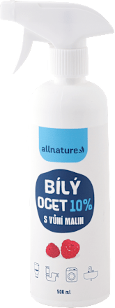 Biely ocot 10% v spreji s vôňou malín Allnature