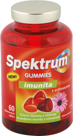 Gumené vitamíny Gummies Imunita s echinaceou Spektrum