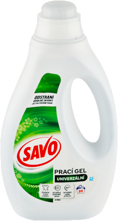 prací gel na barevné i bílé prádlo SAVO