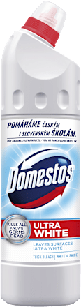 Tekutý dezinfekčný a čistiaci prostriedok Ultra White White & Shine Domestos