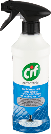 Čistiaci sprej na vodný kameň Perfekt Finish Cif