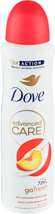 Dámsky antiperspirant v spreji Advanced Care Peach & White Blossom  Dove