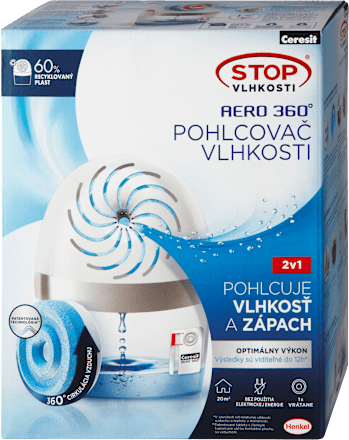 Pohlcovač vlhkosti a zápachu Stop vlhkosti Aero 360° Ceresit