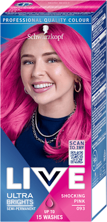 Hajszínező, shocking pink - rózsaszín 093 Schwarzkopf LIVE